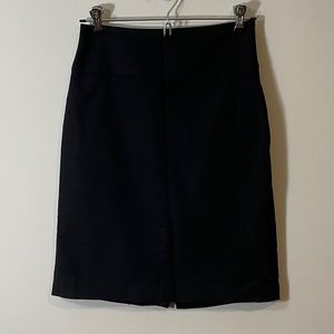 Banana Republic Black Pencil Skirt - Side Zip 0P